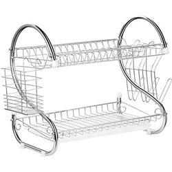 Dish Drying Rack 38 cm MR-1025-38 Silver Maestro