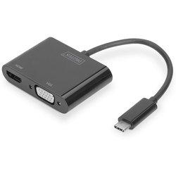 Digitus Adaptador USB Type-C a HDMI/VGA