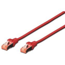 Cable de Red DIGITUS (RJ45 - 10 m - Rojo)