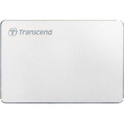 Transcend StoreJet 25C3S disco duro externo 1000 GB Plata