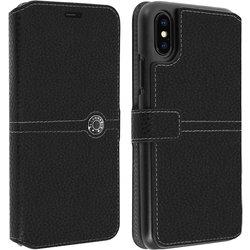 Funda iPhone X, XS FAÇONNABLE Wallet Negro