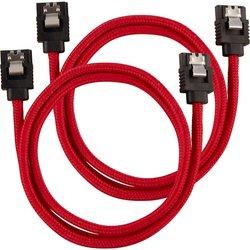 Corsair CC-8900254 cable de SATA 0,6 m Negro, Rojo