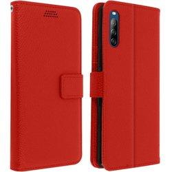 Funda Libro Cartera F. Soporte Sony Xperia L4 - Rojo