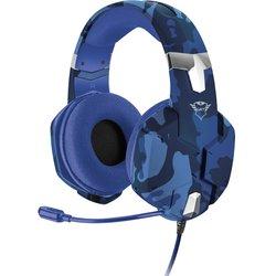 Trust GXT 322B Carus Auriculares Diadema Negro, Azul