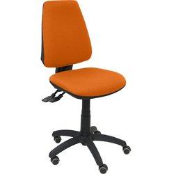 Silla Elche S bali naranja ruedas de parquet