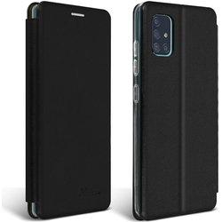 Funda Samsung Galaxy A71 de Piel Monedero con Soporte - Negro