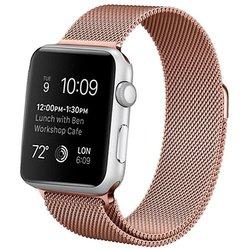 CORREA COOL PARA APPLE WATCH 42/44/45/49MM METAL ROSE GOLD