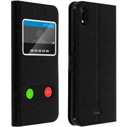 Funda Wiko Y50 AVIZAR FOLIO-TOWIND-BK-Y50 Negro