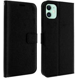 Funda iPhone 11 AVIZAR Wallet Negro