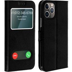 Funda iPhone 11 Pro libro con Doble Ventana - Negro