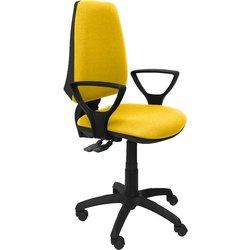 Silla Elche S bali amarillo brazos fijos