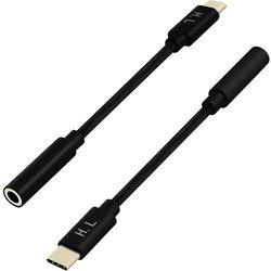 Adaptador AVIZAR HL-102 (USB-C - 12 cm - Negro)