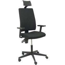 Silla de Oficina con Cabecero Lezuza P&C Negro