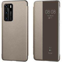 Funda HUAWEI P40 Flip View Caqui