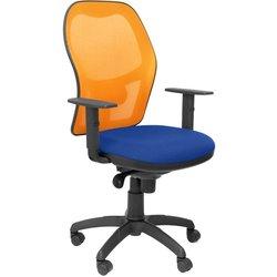 Silla Jorquera malla naranja asiento bali azul