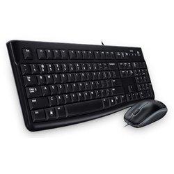 Logitech MK120 teclado USB Hebreo Negro