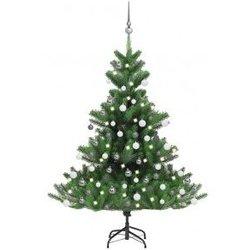 VidaXL Árbol de navidad con luces LED + bolas 120 cm