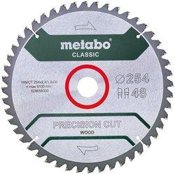 Metabo Hoja De Sierra "precision Cut Wood - Classic", 254x30 D48 Di 5°neg /b (628656000)