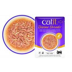 Pienso para Gatos CATIT (75 g - Húmedo - Sabor: Atún y Patata Dulce)