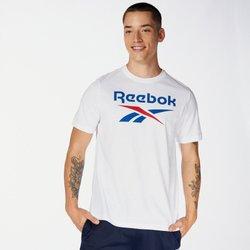 Reebok Biglogo - Blanco - Camiseta Hombre talla S