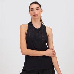 Camiseta Reebok - Negro - Camiseta Sin Mangas Mujer talla XS