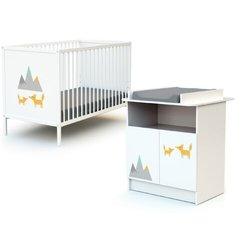 Conjunto Duo de Dormitorio de Bebé WEBABY (Blanco)