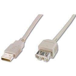 Digitus Cable Extensor USB 2.0 1,8m Beige