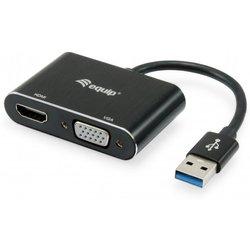 Equip Adaptador USB 3.0 a HDMI/VGA