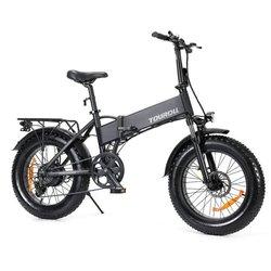 Touroll S1 Bicicleta Eléctrica 20" x 4.0" 15.6Ah Negra