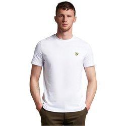 Camiseta lyle & scott v1-plain hombre blanco