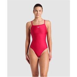 Bañador de natación arena solid mujer rojo