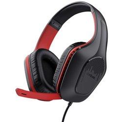 Trust GXT 415S Zirox Auriculares Gaming Jack 3.5 para PC/PS4/PS5/Xbox Series Rojos