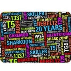 Alfombrilla de Ratón SHARKOON 20 Years Mouse Mat