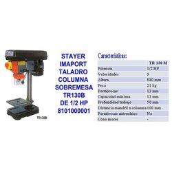 Stayer imaport taladro columna sobrem. tr130c 1-2 hp 42485