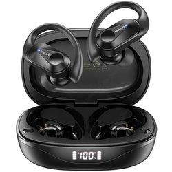 Lenovo LP75 Auriculares Inalámbricos Deportivos Bluetooth con Cancelación de Ruido Negro