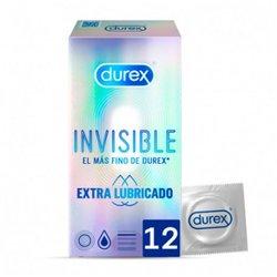 Durex Preservativos Invisible Lubricado 12 unidades