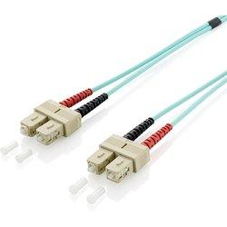 Cable Fibra Óptica EQUIP (1 m - Turquesa)