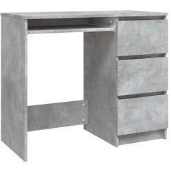 Escritorio VIDAXL Gris Madera contrachapada (90x45x76 cm)