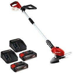 Einhell Power X-Change 18V Recortabordes de batería GE-CT 18 Li-Solo + Batería y cargador PXC-Starter kit (18 V, Iones de litio, 2 baterías) +...