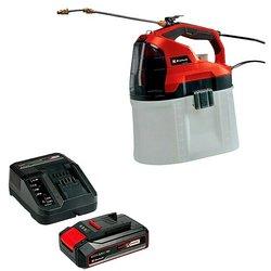 Einhell Power X-Change 18V Pulverizador de batería GE-WS 18/75 + Batería y cargador PXC-Starter (18 V, 1 batería, Capacidad del depósito: 7,5 l) +...