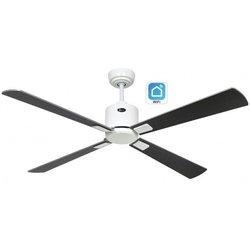 Ventilador De Techo Casafan Eco Neo Iii 132cm Con Wifi 943242w Motor Blanco/wengué Y Gris