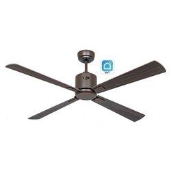 Ventilador De Techo Casafan Eco Neo Iii 132cm Con Wifi 949212w Motor Bronce/ Cerezo Y Nuez