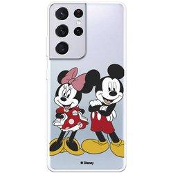 Funda para Galaxy S21 Ultra Oficial de Disney Mickey y Minnie Posando - Clásicos Disney