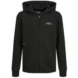 Chaqueta jack and jones great b2s logo zip black niño