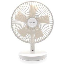 Sogo Mini Ventilador de Sobremesa Recargable 4W