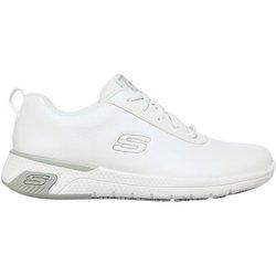 Zapatilla Mujer Skechers Trabajo Marsing Piel WHT