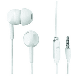 Hama EAR3005W auriculares para móvil Binaural Dentro de oído Blanco