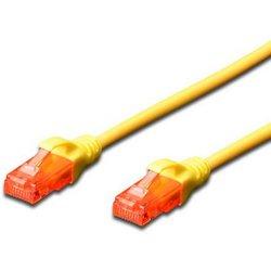 Cable de Red UTP RJ45 Cat 6e 50cm Amarillo