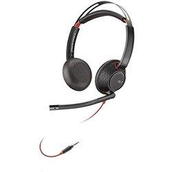 POLY C5220T Auriculares Alámbrico Diadema Oficina/Centro de llamadas Negro