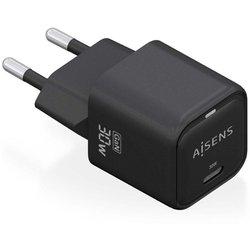 Cargador de Pared AISENS ASCH-30W1P019-BK (Negro - USB-C x 1)